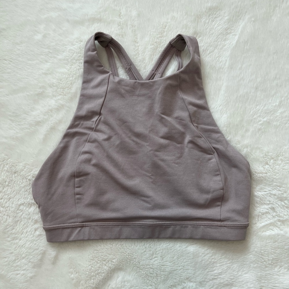Lululemon High Neck Strappy Back Sports Bra